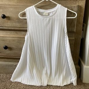 A New Day white flowy tank